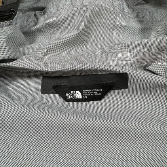 The North Face Women's Sz S Dry Vent Rain Jacket Gray Zip Up Windbreaker - Picture 11 of 13